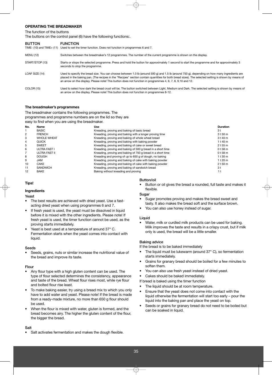 Melissa 643-043 User Manual | Page 35 / 67
