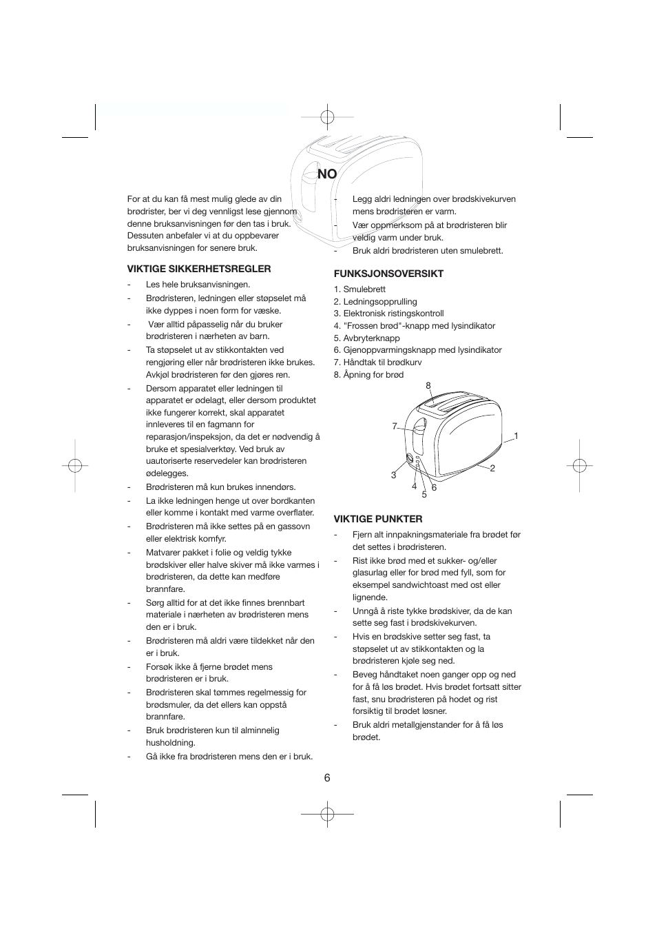 Melissa 243-001 User Manual | Page 6 / 19