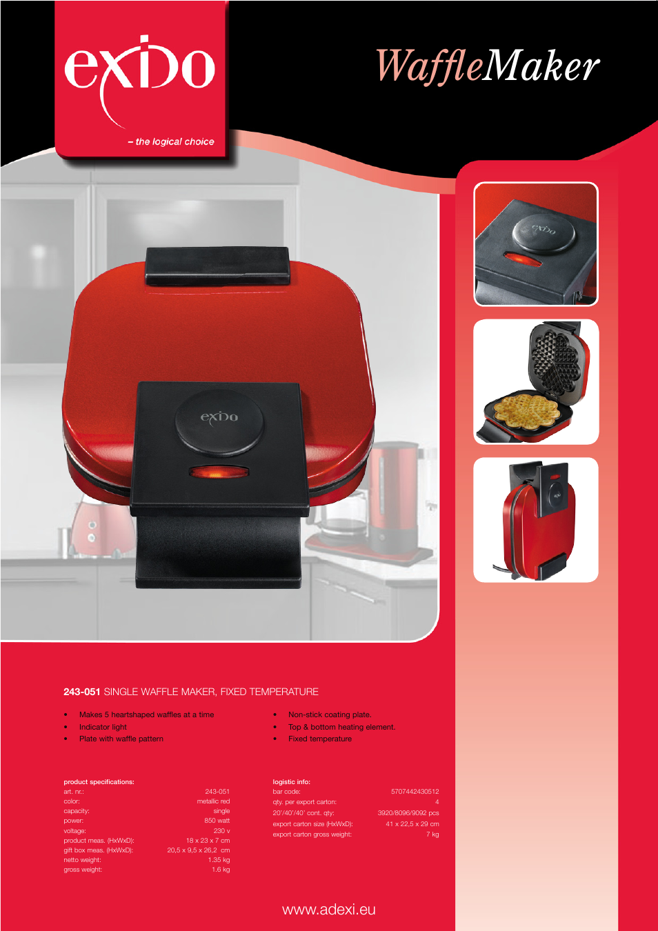 Melissa 243-051 User Manual | 1 page