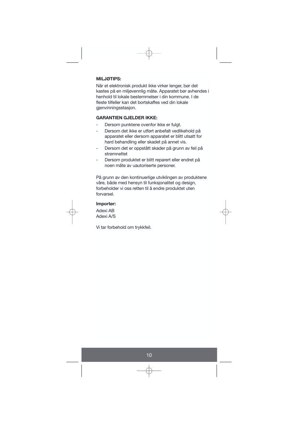 Melissa 646-035 User Manual | Page 10 / 26