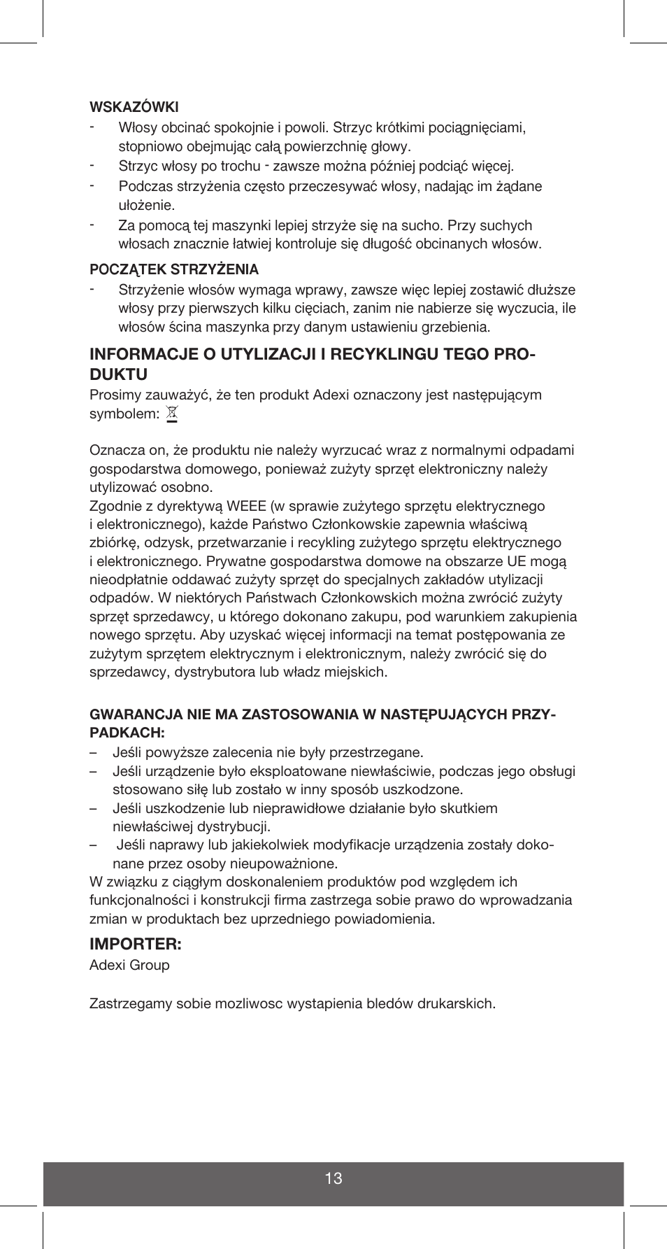 Melissa 638-143 User Manual | Page 13 / 32