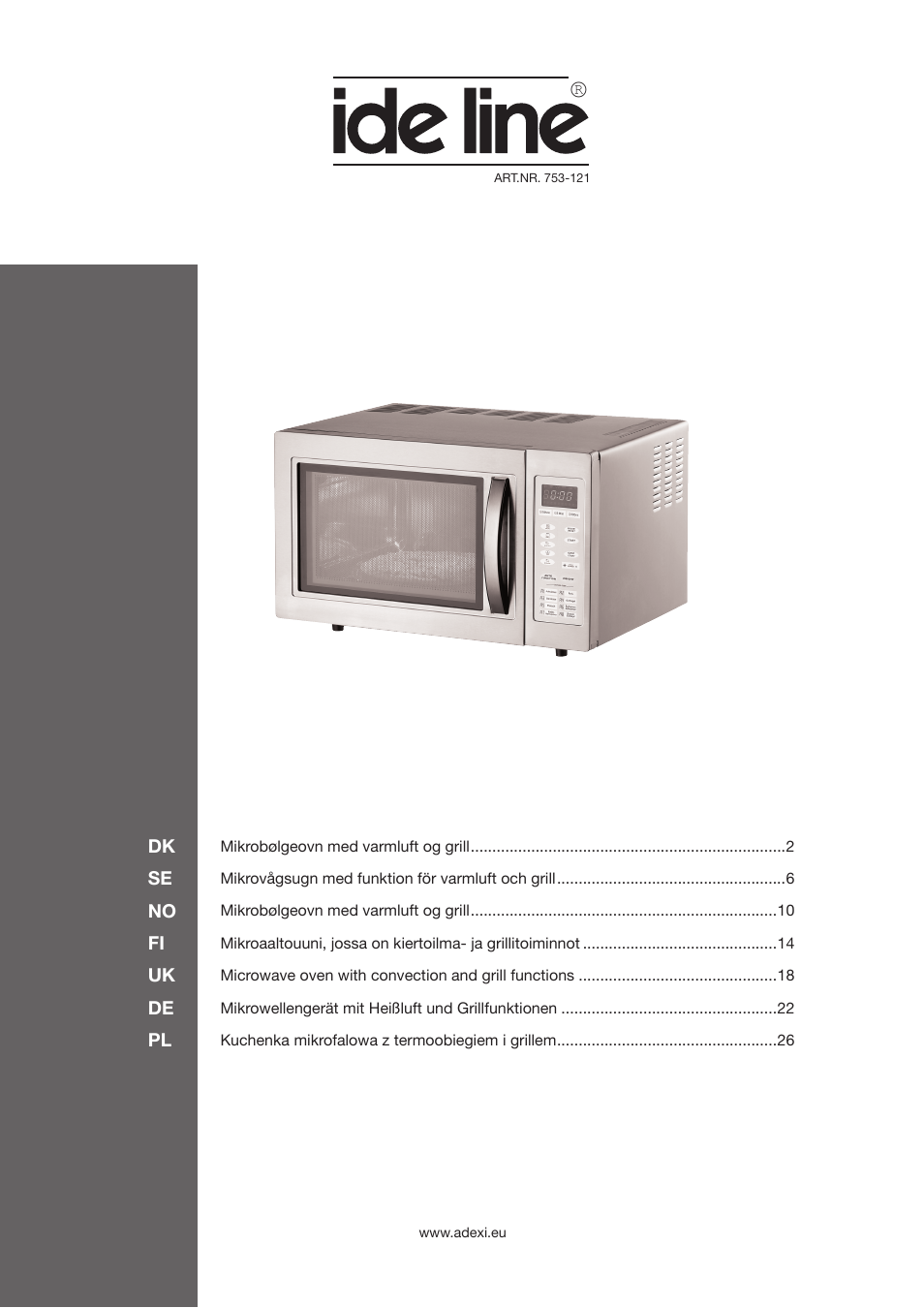 Melissa ide line 753-121 User Manual | 30 pages