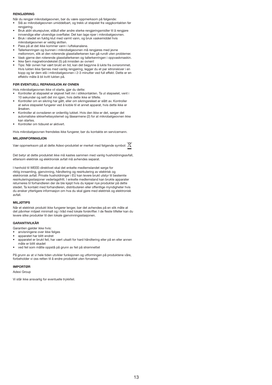 Melissa ide line 753-121 User Manual | Page 13 / 30