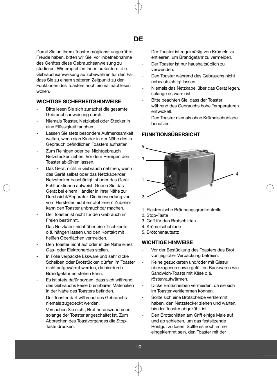 Melissa 643-071/-072 User Manual | Page 12 / 17