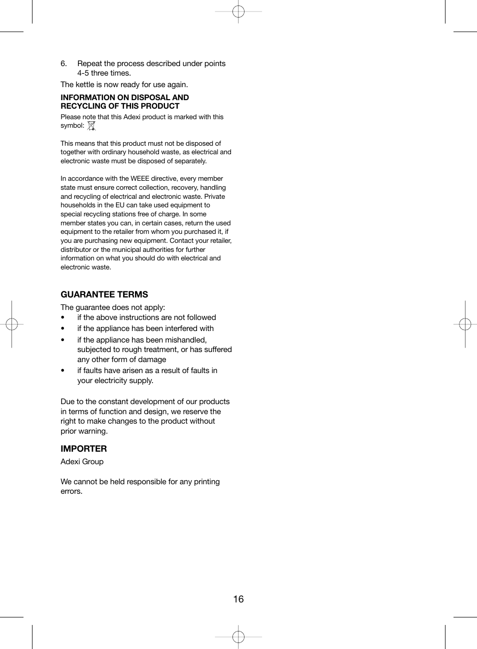 Melissa 245-038 User Manual | Page 16 / 25