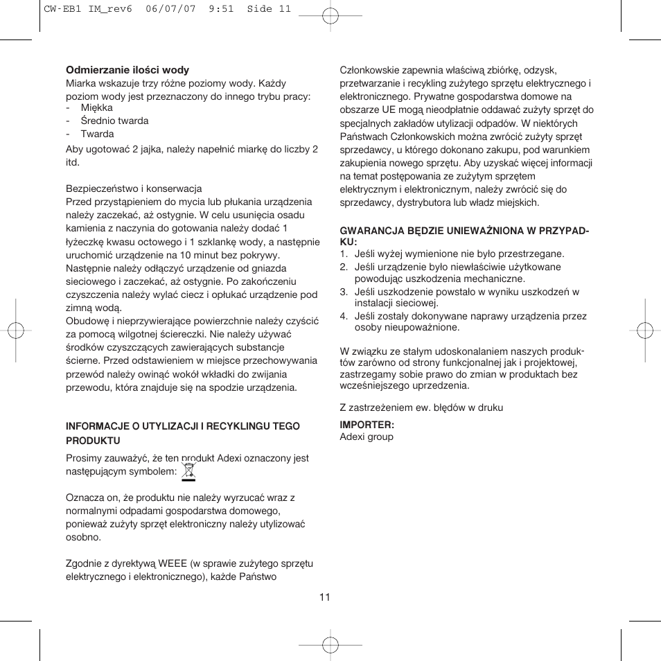 Melissa 643-019 User Manual | Page 11 / 16