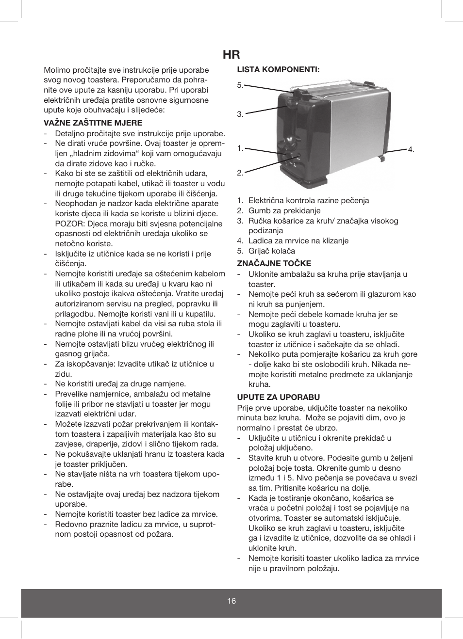 Melissa 643-109 User Manual | Page 16 / 22