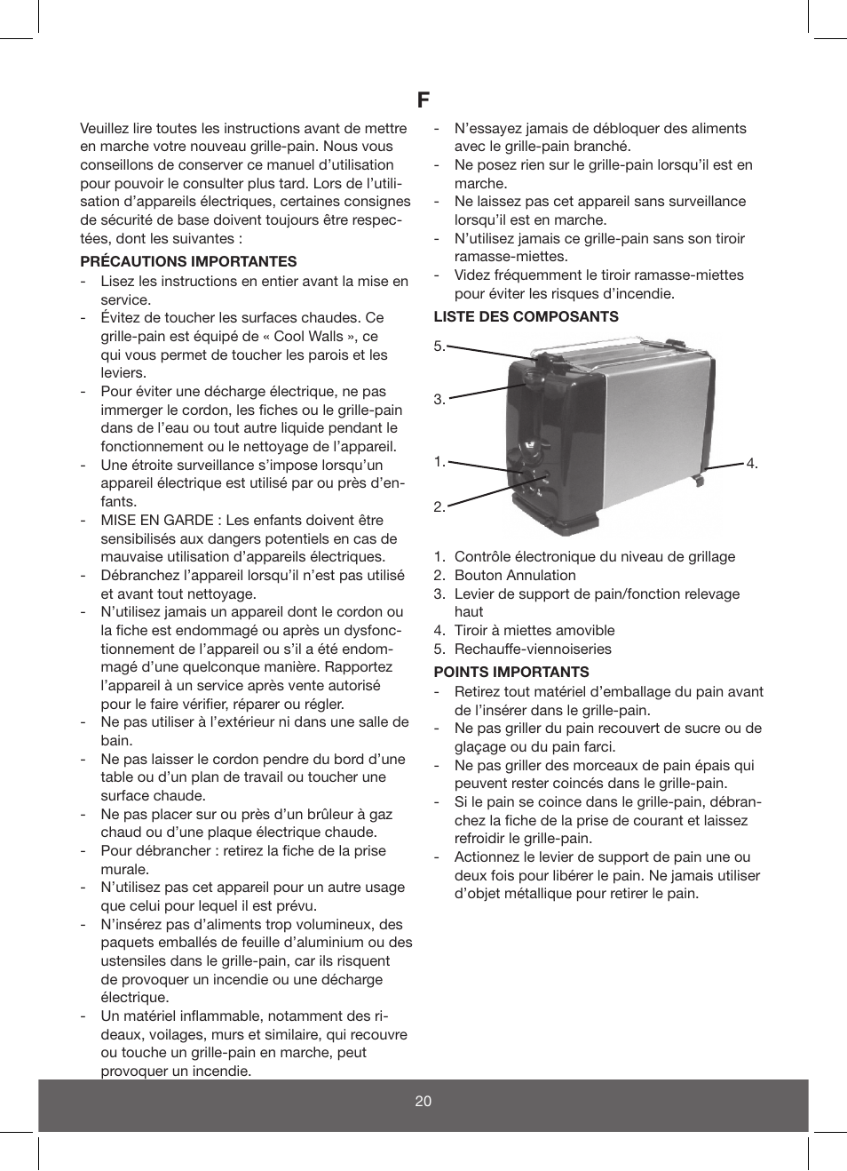 Melissa 643-109 User Manual | Page 20 / 22