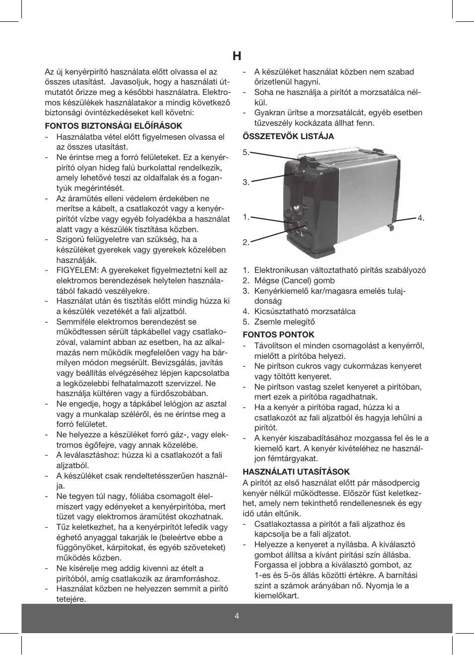 Melissa 643-109 User Manual | Page 4 / 22
