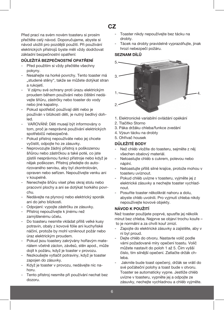 Melissa 643-109 User Manual | Page 6 / 22