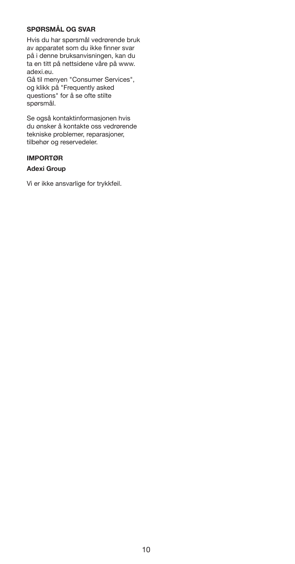 Melissa 235-009 User Manual | Page 10 / 24