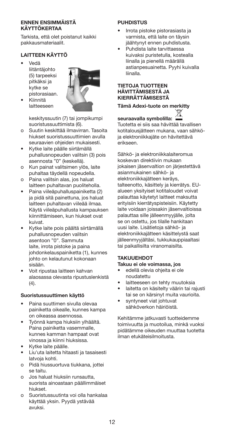 Melissa 235-009 User Manual | Page 12 / 24