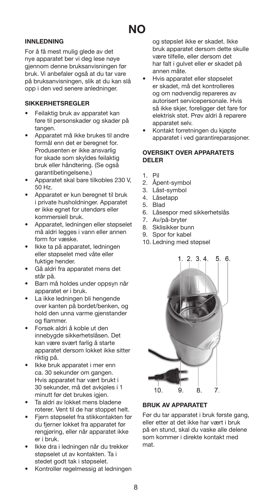 Melissa Butler 645-141 User Manual | Page 8 / 23