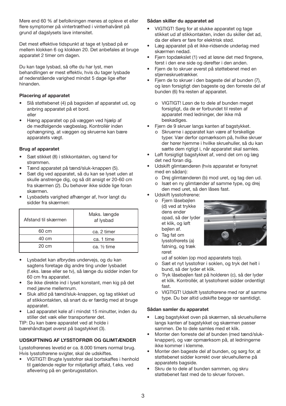 Melissa Daylight Lamp 637-006 User Manual | Page 3 / 25