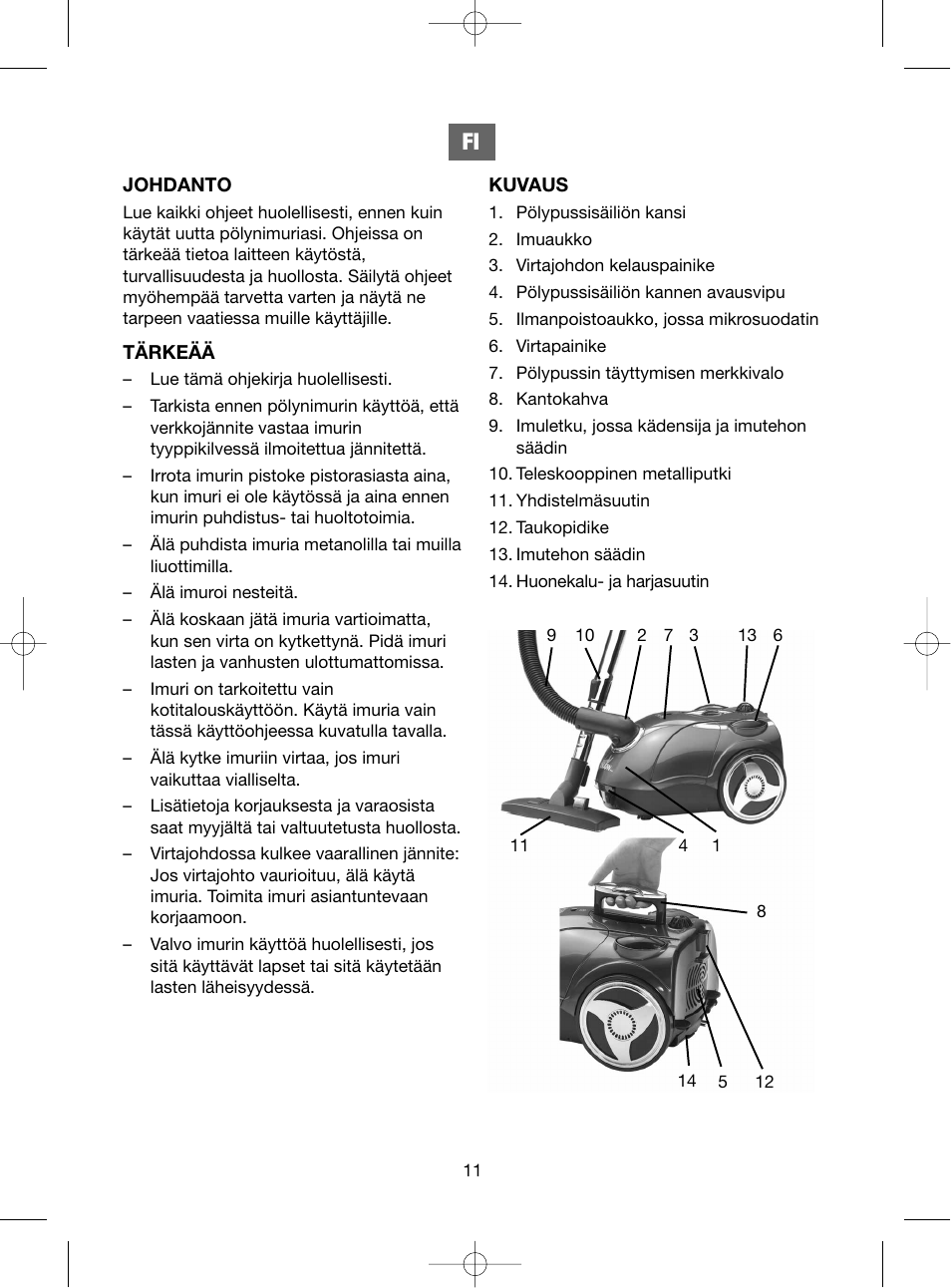 Melissa 640-107 User Manual | Page 11 / 24