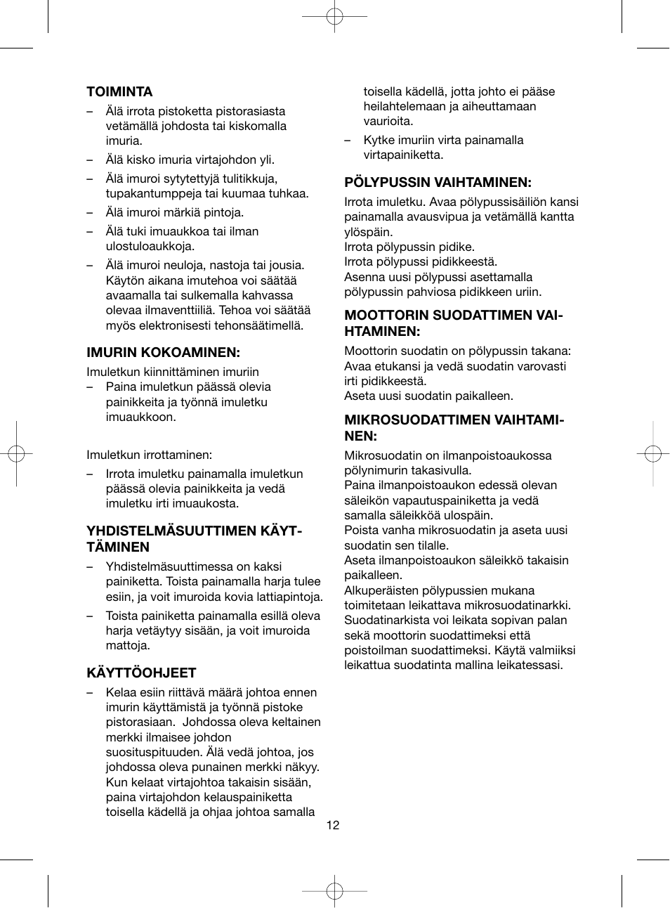 Melissa 640-107 User Manual | Page 12 / 24