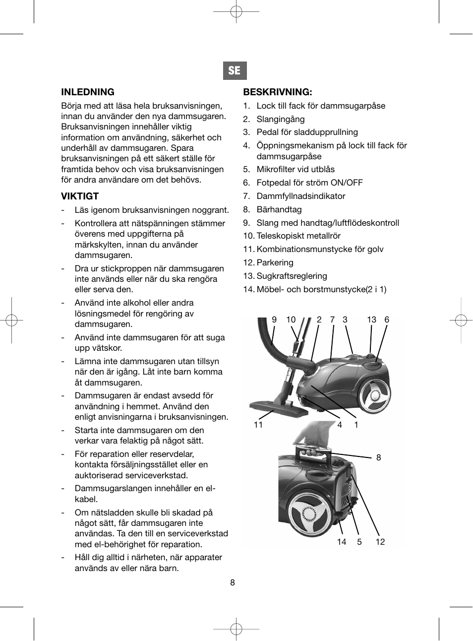 Melissa 640-107 User Manual | Page 8 / 24