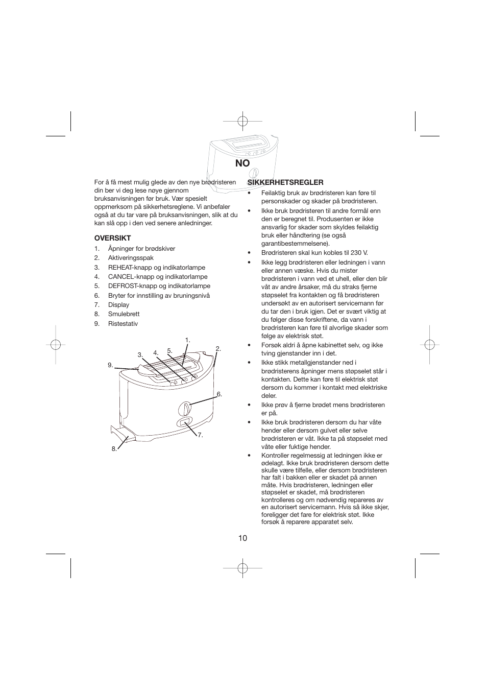 Melissa 243-015 User Manual | Page 10 / 33