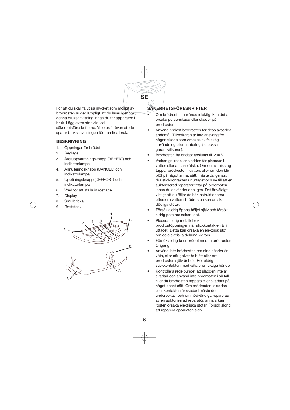 Melissa 243-015 User Manual | Page 6 / 33