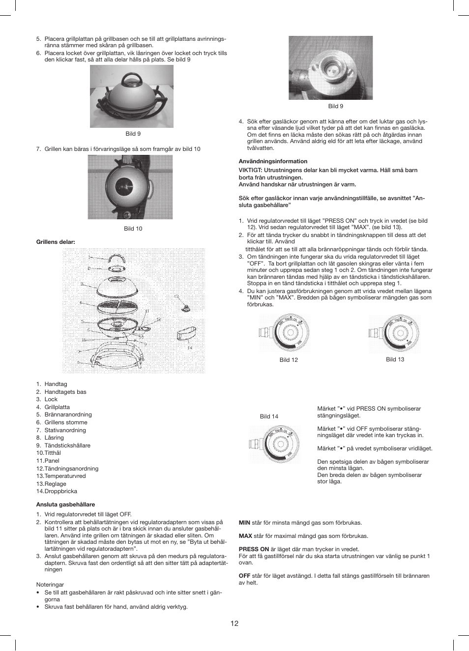 Melissa 651-009 User Manual | Page 12 / 13