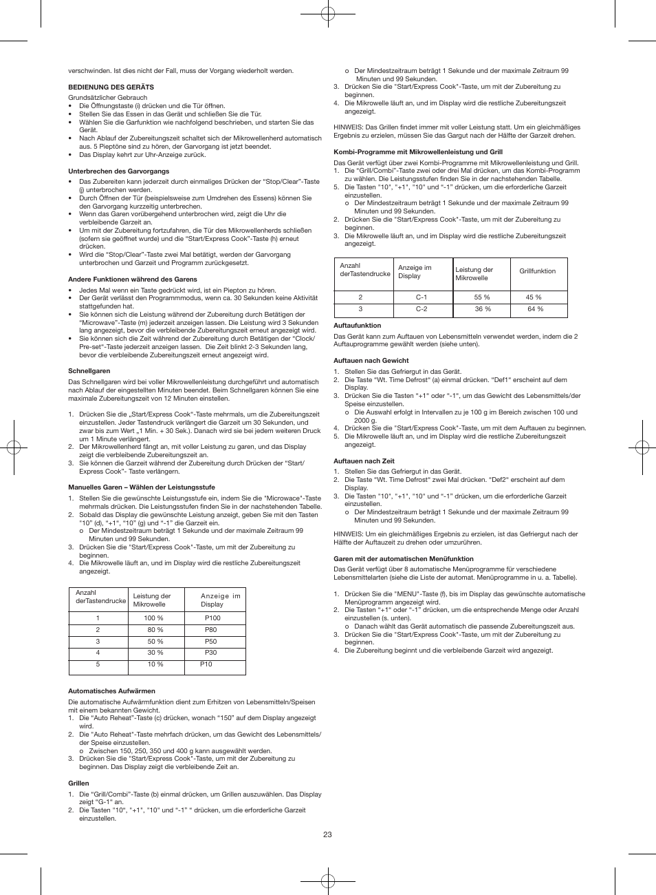Melissa 253-026 User Manual | Page 23 / 31