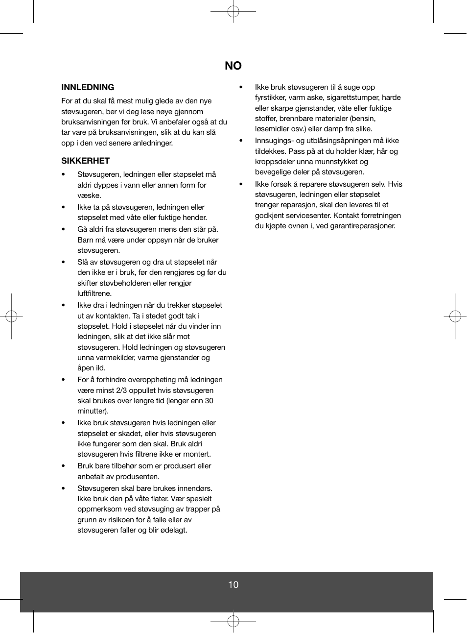 Melissa 740-110 User Manual | Page 10 / 34