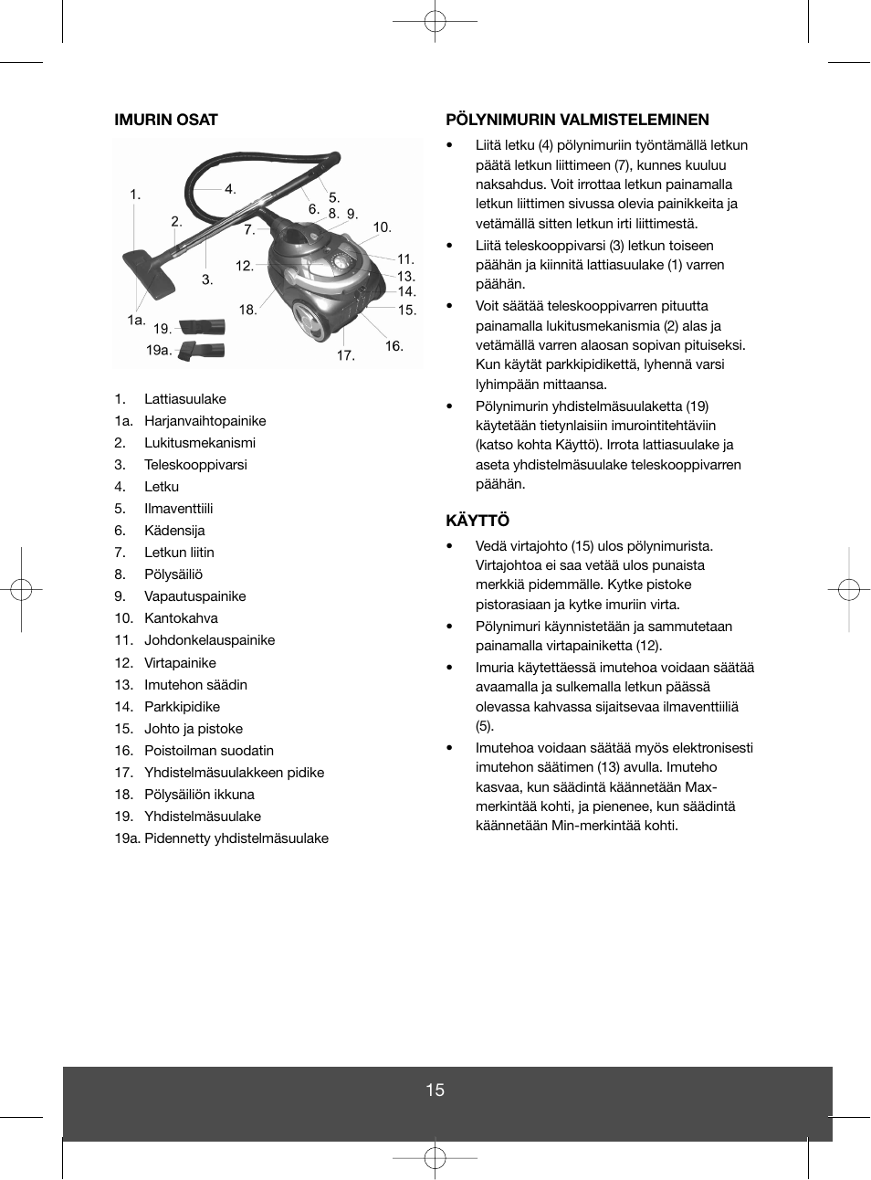 Melissa 740-110 User Manual | Page 15 / 34