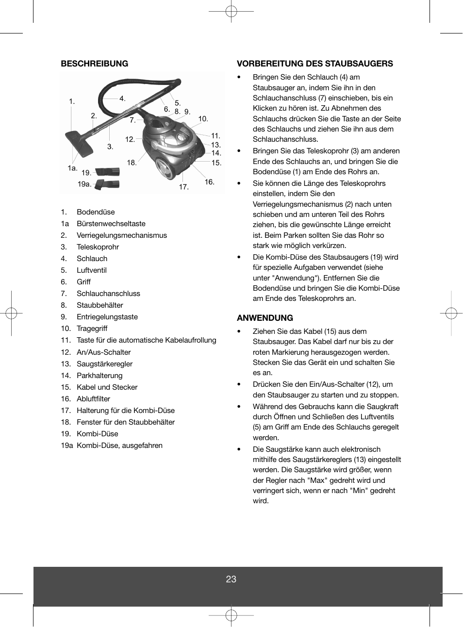 Melissa 740-110 User Manual | Page 23 / 34