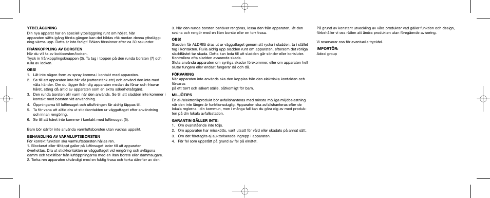 Melissa Air Curler User Manual | Page 3 / 19