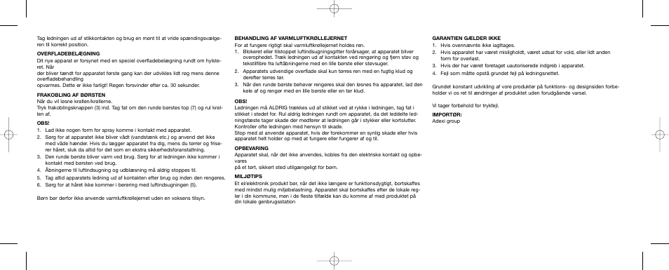 Melissa Air Curler User Manual | Page 5 / 19