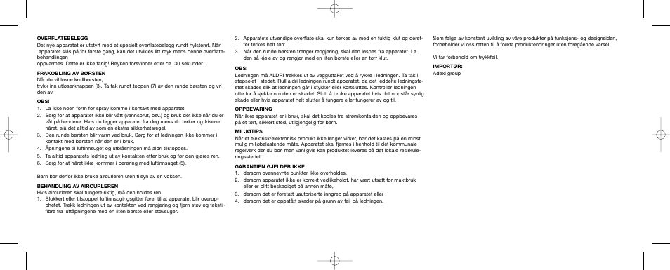 Melissa Air Curler User Manual | Page 7 / 19
