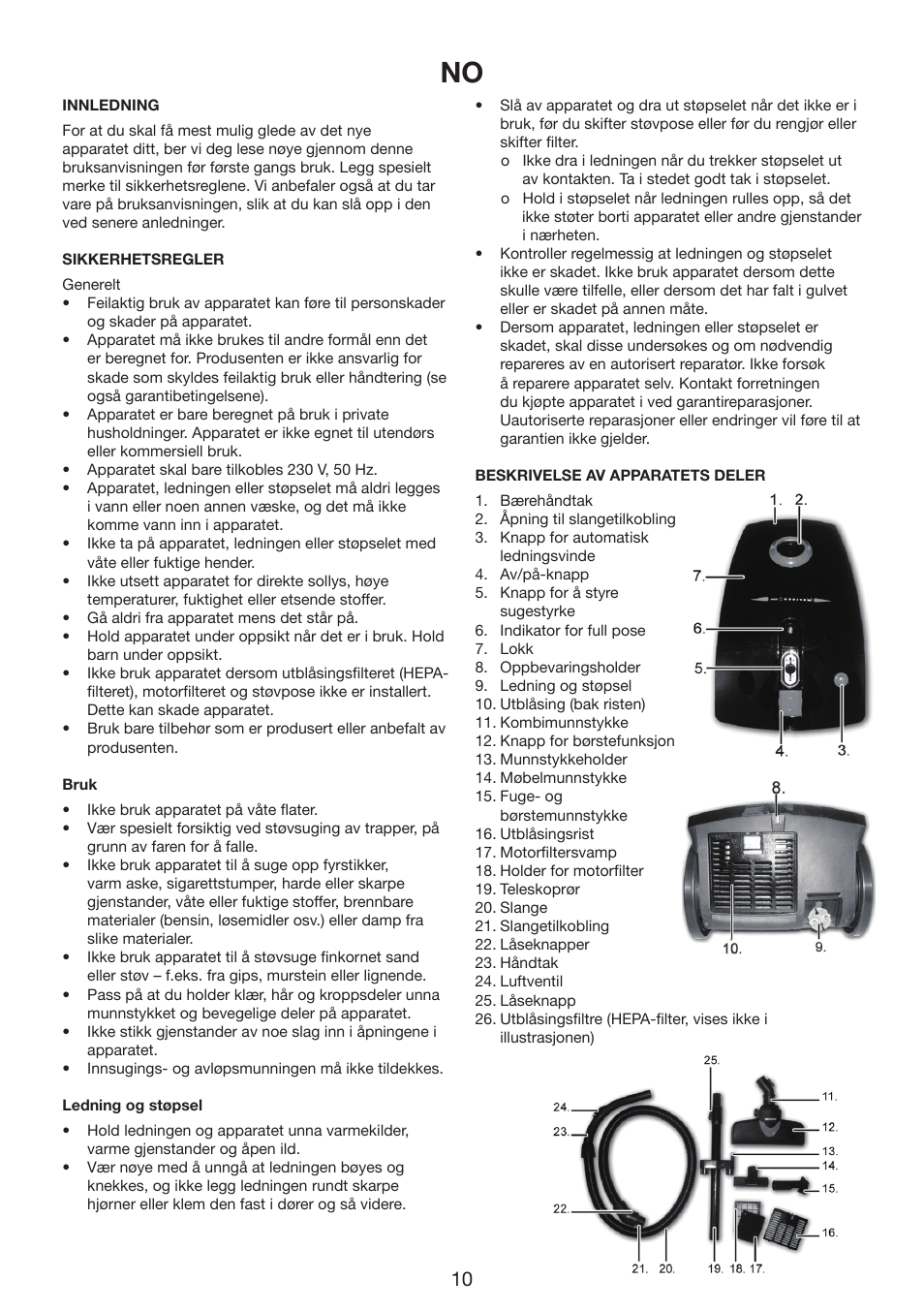 Melissa 640-169 User Manual | Page 10 / 28