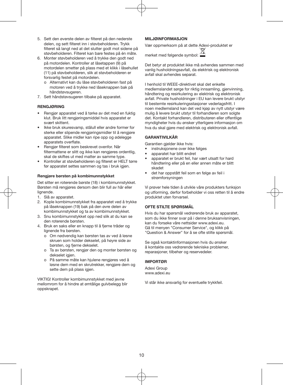 Melissa 640-075 User Manual | Page 10 / 25