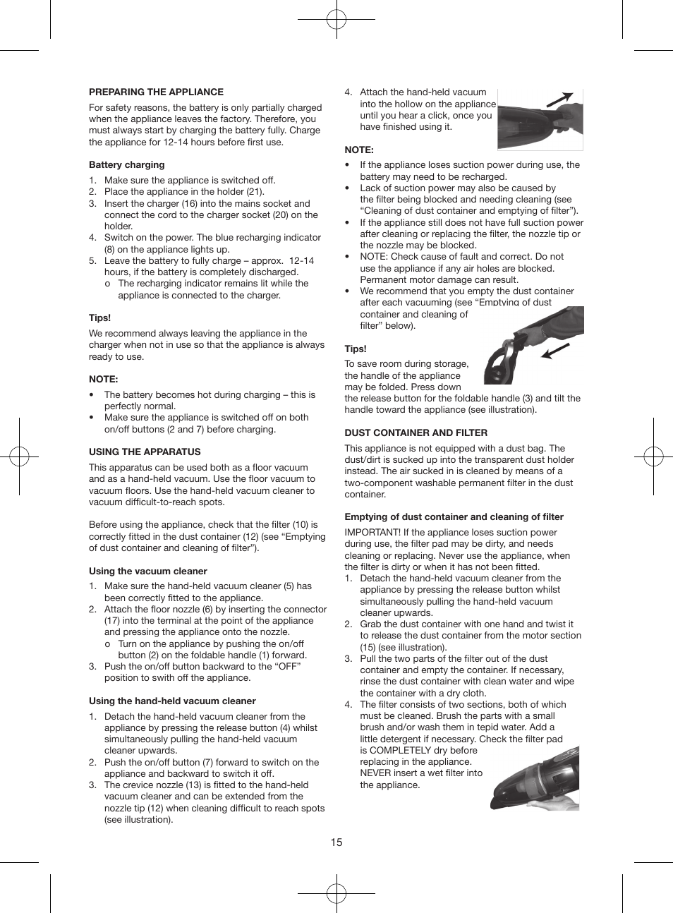 Melissa 640-075 User Manual | Page 15 / 25