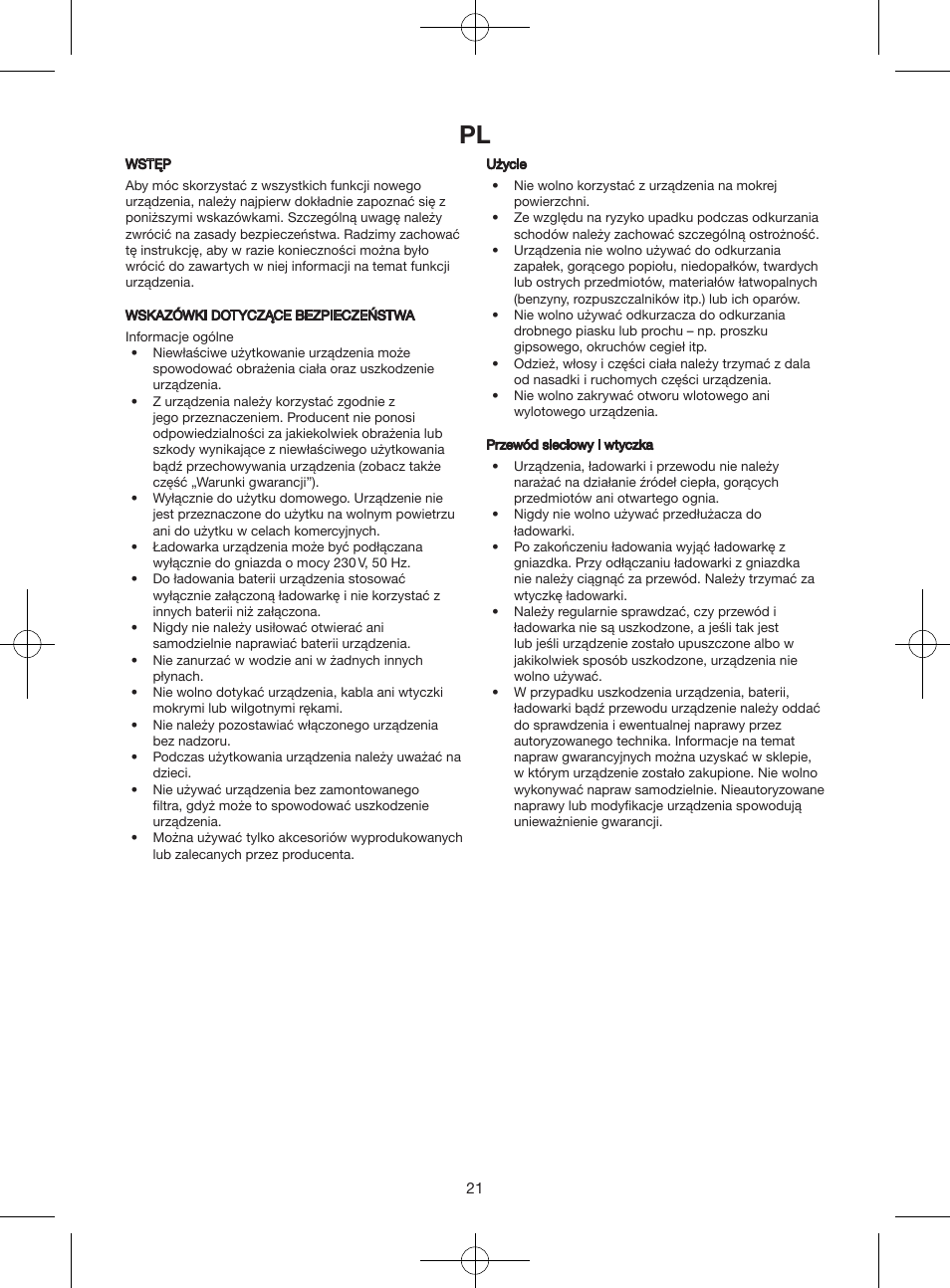 Melissa 640-075 User Manual | Page 21 / 25