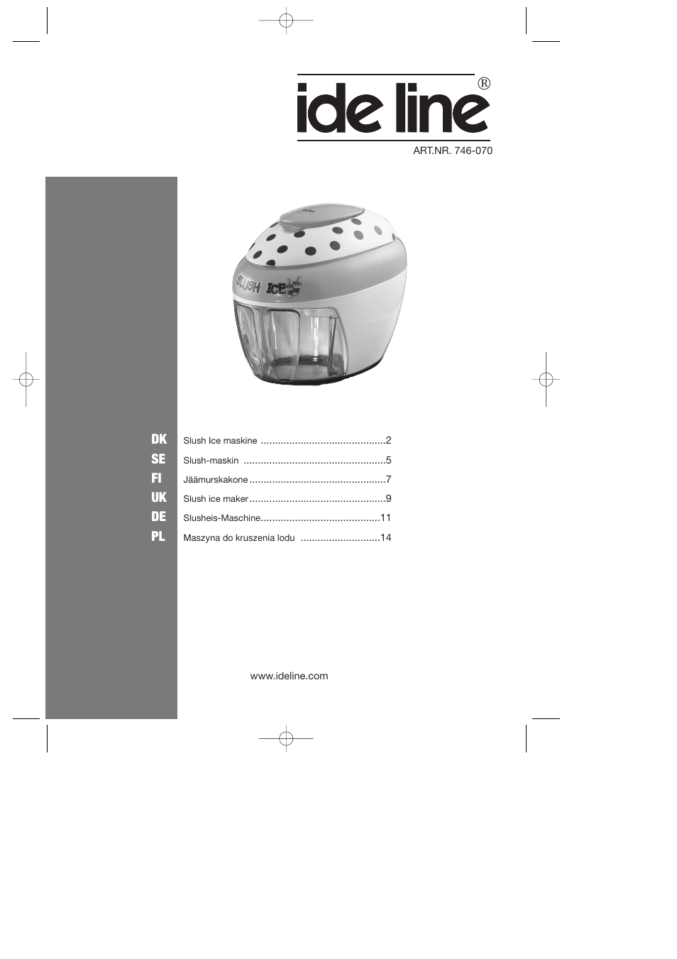 Melissa ide line 746070 User Manual | 16 pages