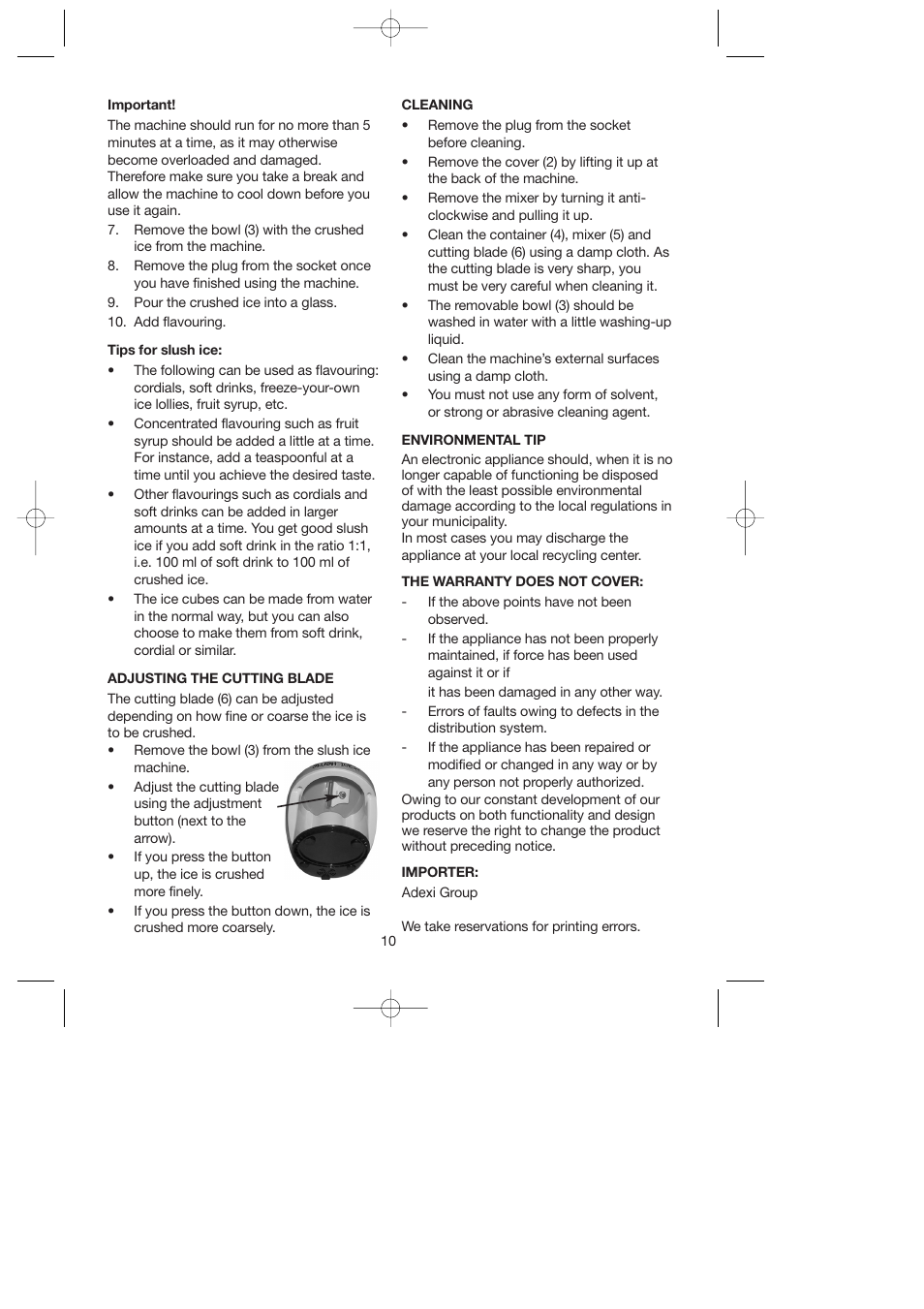 Melissa ide line 746070 User Manual | Page 10 / 16