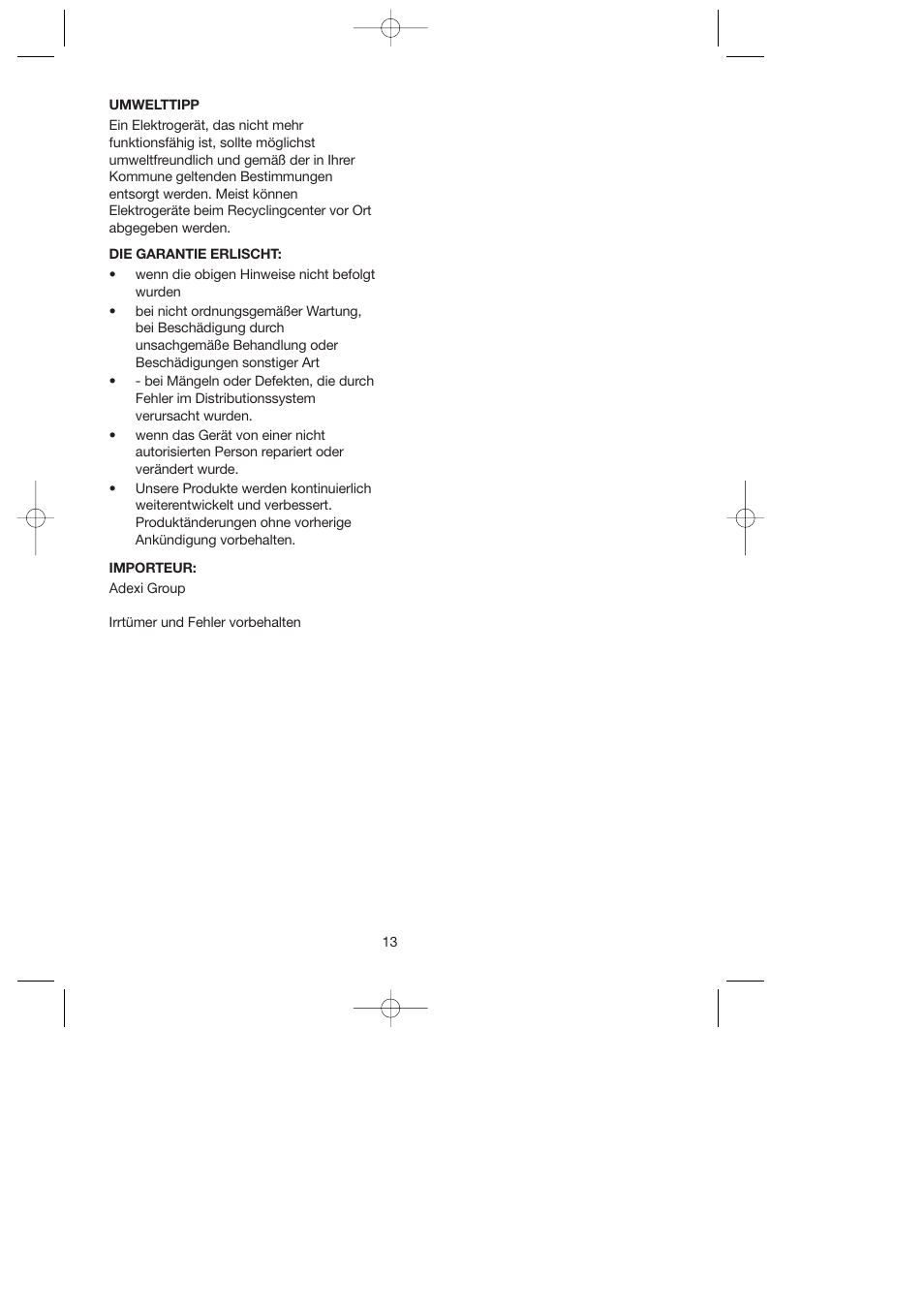 Melissa ide line 746070 User Manual | Page 13 / 16