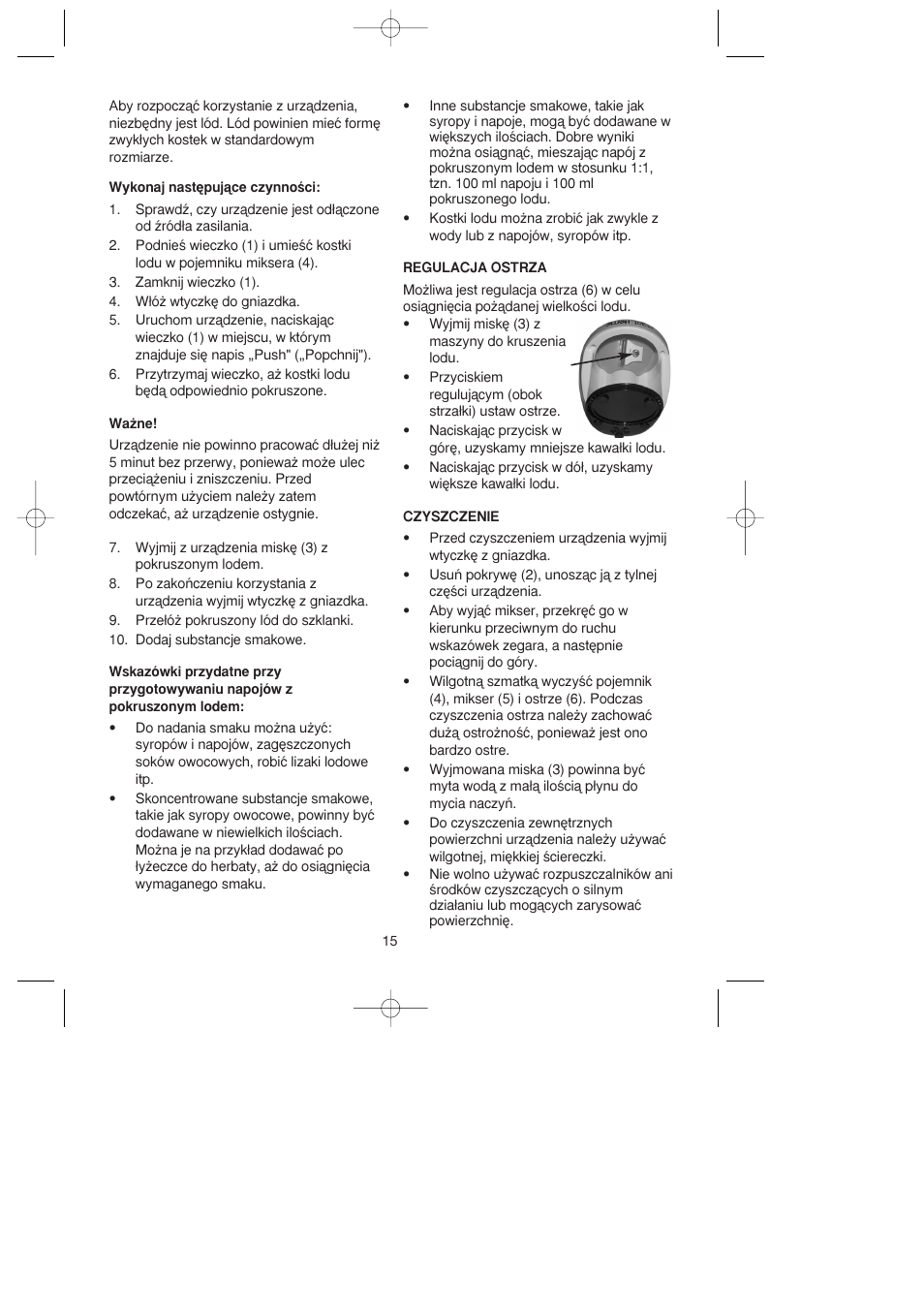 Melissa ide line 746070 User Manual | Page 15 / 16