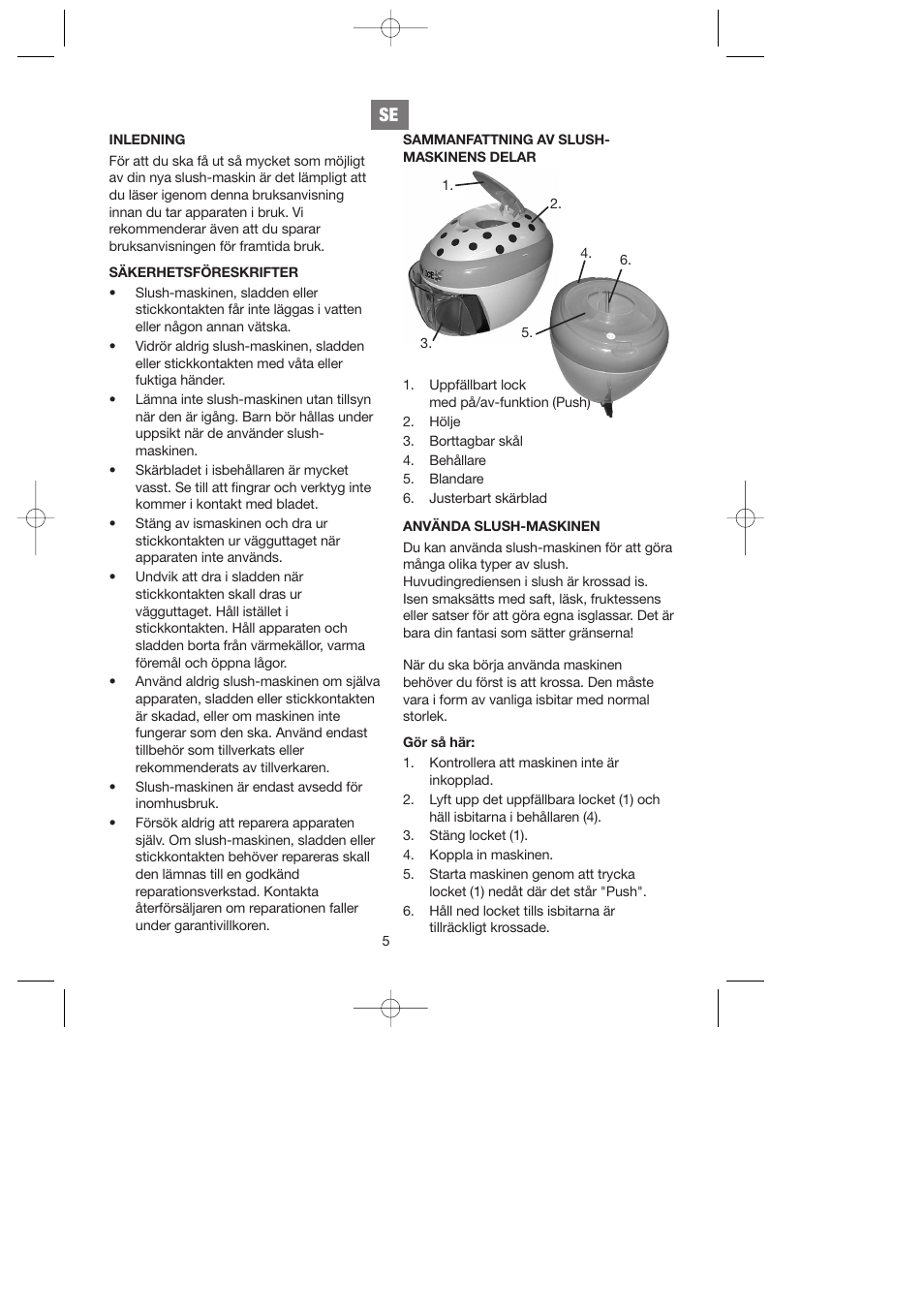 Melissa ide line 746070 User Manual | Page 5 / 16