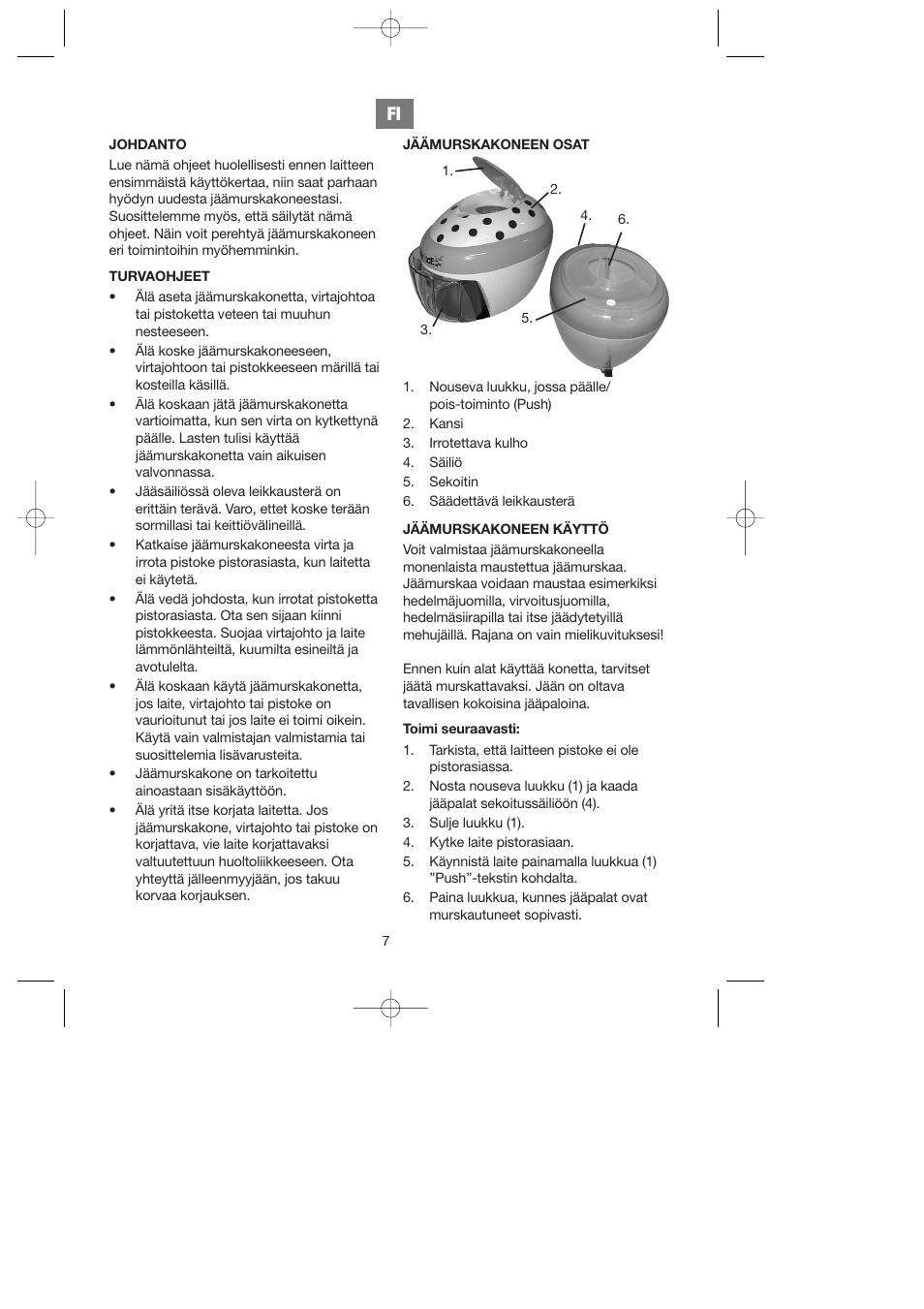 Melissa ide line 746070 User Manual | Page 7 / 16