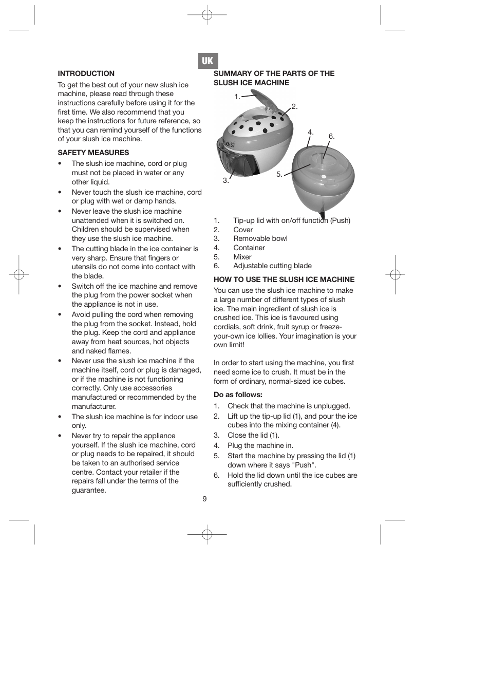 Melissa ide line 746070 User Manual | Page 9 / 16