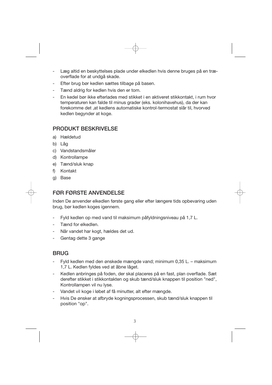 Melissa Cordless Jug Kettle WK-222 User Manual | Page 3 / 29