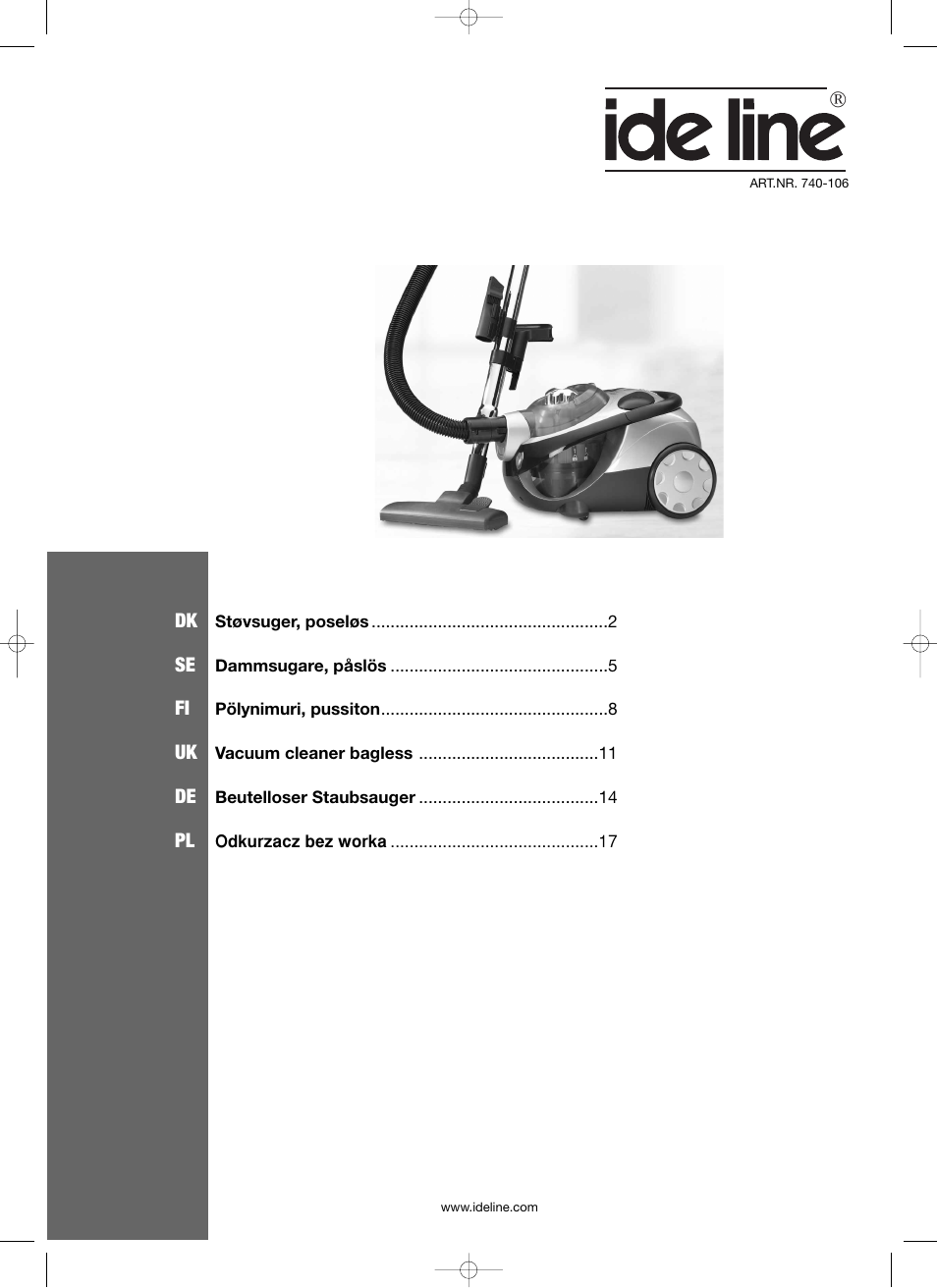 Melissa 740-106 User Manual | 19 pages