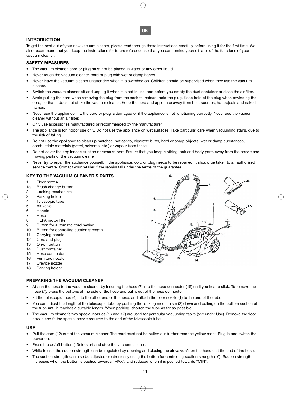 Melissa 740-106 User Manual | Page 11 / 19