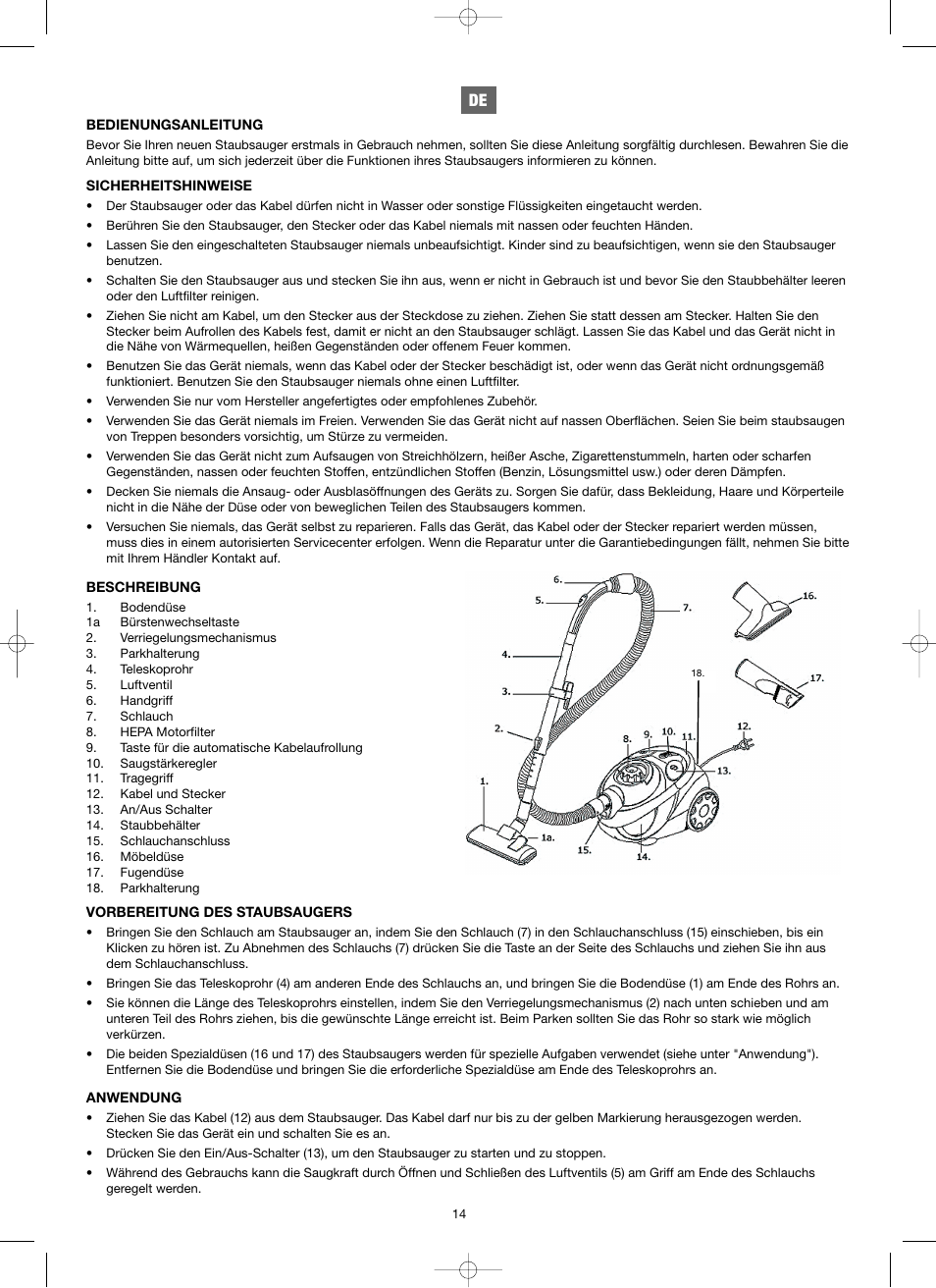 Melissa 740-106 User Manual | Page 14 / 19