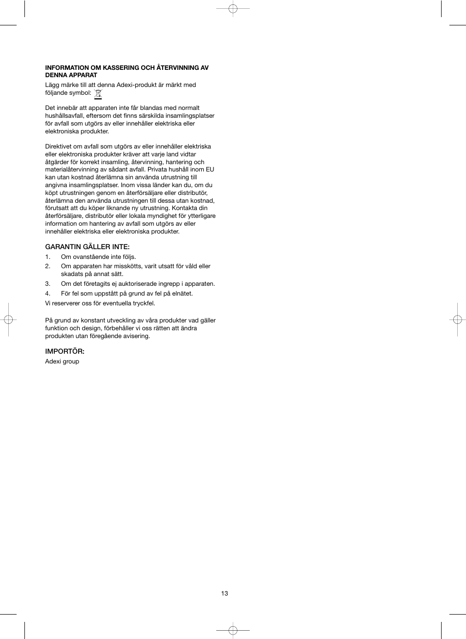 Melissa 758-007 User Manual | Page 13 / 38