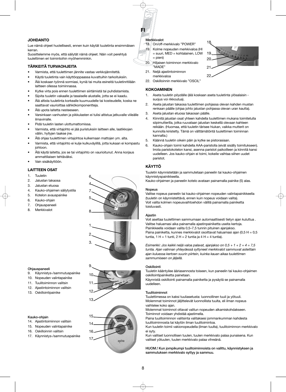 Melissa 271-105 User Manual | Page 8 / 18