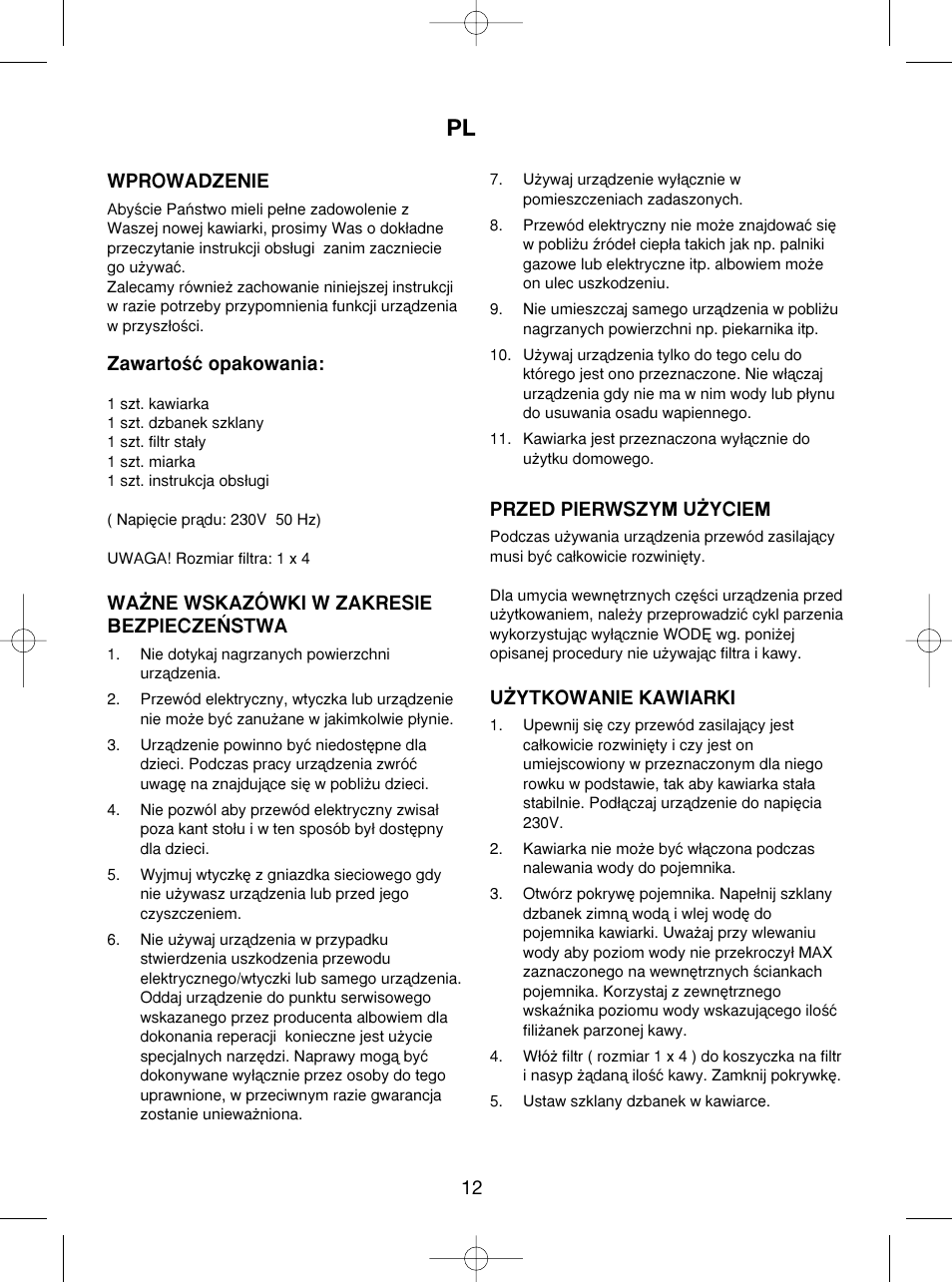 Melissa 745-112 User Manual | Page 12 / 14