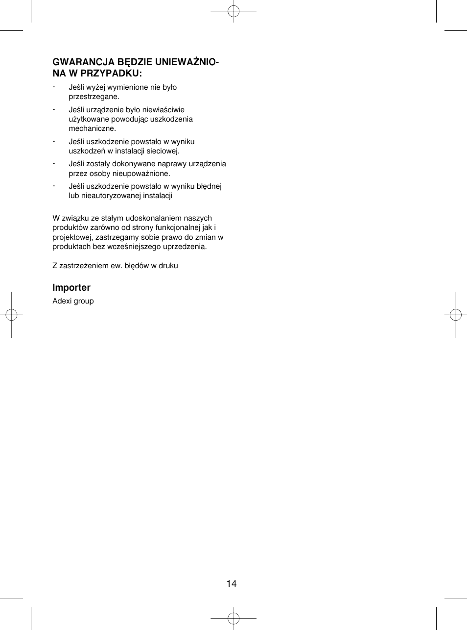 Melissa 745-112 User Manual | Page 14 / 14